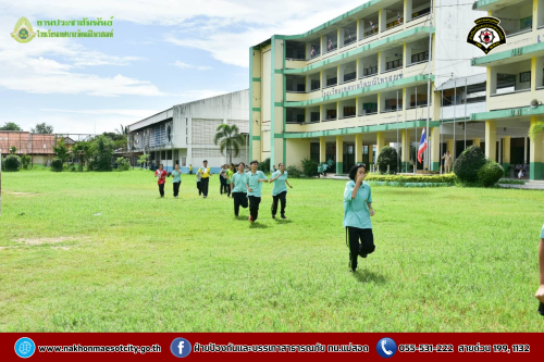 ดับเพลิงนครแม่สอด ดำเนินการให้ความรู้เกี่ยวกับการป้องกัน และระงับอัคคีภัยให้กับคณะครู นักเรียนโรงเรียนเทศบาลวัดมณีไพรสณฑ์