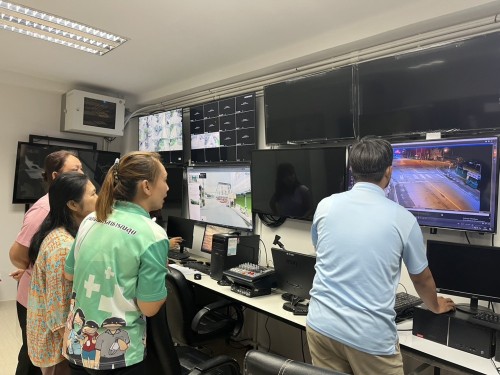 เจ้าหน้าที่กองยุทธศาสตร์และงบประมาณ ดำเนินการตามคำขอใช้ข้อมูลจากกล้องวงจรปิด