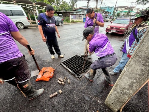 วันอังคารที่ 8 กรกฎาคม 2568 กองช่างสุขาภิบาลออกปฎิบัติงานภาคสนาม จำนวน 2 แห่ง