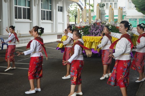 เทศบาลนครแม่สอดจัดโครงการจัดงานปนะเพณีแห่เทียนจำนำพรรษา ประจำปีพ.ศ. 2568
