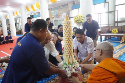 เทศบาลนครแม่สอดจัดโครงการจัดงานปนะเพณีแห่เทียนจำนำพรรษา ประจำปีพ.ศ. 2568