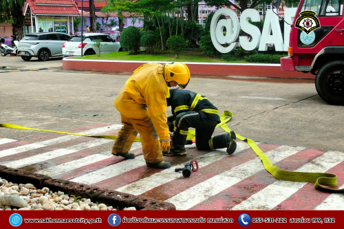 ดับเพลิงนครแม่สอด เข้าร่วมฝึกซ้อมแผนอพยพหนีไฟในสถานศึกษา ประจำปีการศึกษา 2568 ณ โรงเรียนสรรพวิทยาคม