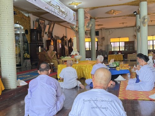 เทศบาลนครแม่สอดร่วมกับวัดแม่ซอดน่าด่านจัดประเพณีแล้อุ๊ปั๊ดตะก่า