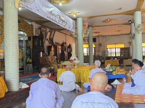 เทศบาลนครแม่สอดร่วมกับวัดแม่ซอดน่าด่านจัดประเพณีแล้อุ๊ปั๊ดตะก่า