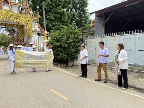 เทศบาลนครแม่สอดร่วมกับวัดแม่ซอดน่าด่านจัดประเพณีแล้อุ๊ปั๊ดตะก่า