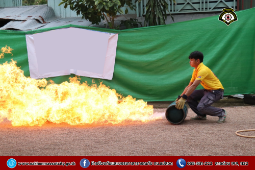 ดับเพลิงนครแม่สอด เข้าร่วมกิจกรรม “ซ้อมแผนเผชิญเหตุ กรณีอัคคีภัยและแผ่นดินไหว” ณ สำนักงานเขตพื้นที่การศึกษาประถมศึกษาตาก เขต 2