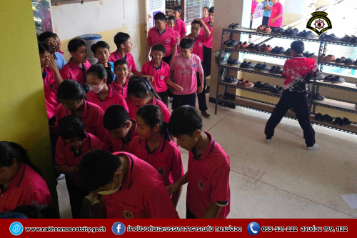 ดับเพลิงนครแม่สอด ดำเนินการให้ความรู้เกี่ยวกับการป้องกันและระงับอัคคีภัยให้กับคณะครู นักเรียนโรงเรียนเทศบาลวัดดอนแก้ว