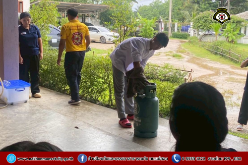 ดับเพลิงนครแม่สอด ดำเนินการให้ความรู้เกี่ยวกับการป้องกัน และระงับอัคคีภัย ณ ศูนย์ฝึกอบรมการโรงแรมและภัตตาคาร