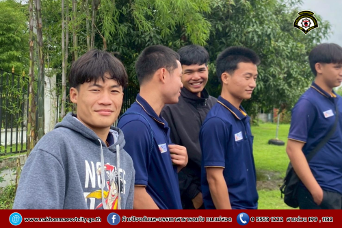 ดับเพลิงนครแม่สอด ดำเนินการให้ความรู้เกี่ยวกับการป้องกัน และระงับอัคคีภัย ณ ศูนย์ฝึกอบรมการโรงแรมและภัตตาคาร