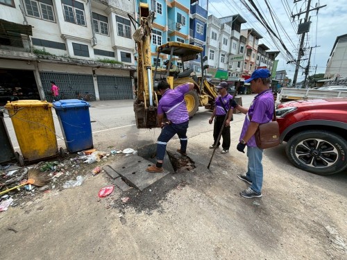 วันอังคารที่ 15 กรกฎาคม 2568 กองช่างสุขาภิบาลออกปฎิบัติงานภาคสนาม จำนวน 2 แห่ง