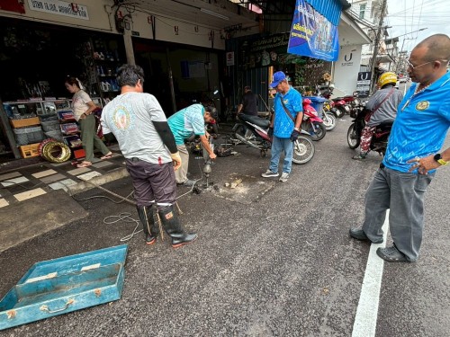 วันพฤหัสบดีที่ 24 กรกฎาคม 2568 กองช่างสุขาภิบาลออกปฎิบัติงานภาคสนาม จำนวน 4 แห่ง