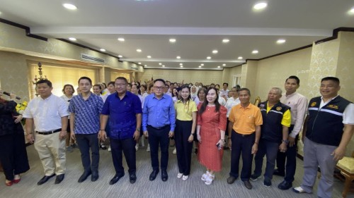 ร่วมพิธีเปิดการฝึกอบรมโครงการส่งเสริมสุขภาพผู้สูงอายุ สร้างจิตสดใส ร่างกายแข็งแรง รุ่นที่ 3