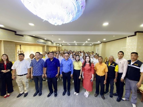 ร่วมพิธีเปิดการฝึกอบรมโครงการส่งเสริมสุขภาพผู้สูงอายุ สร้างจิตสดใส ร่างกายแข็งแรง รุ่นที่ 3