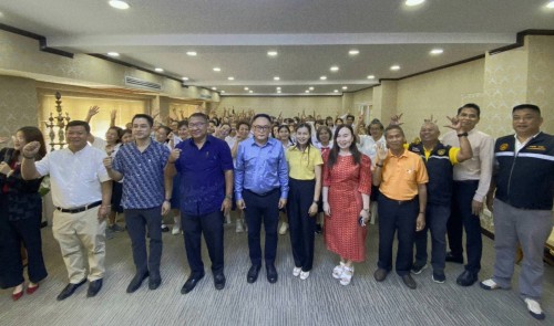ร่วมพิธีเปิดการฝึกอบรมโครงการส่งเสริมสุขภาพผู้สูงอายุ สร้างจิตสดใส ร่างกายแข็งแรง รุ่นที่ 3