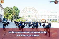 ฝึกซ้อมแผนดับเพลิงเเละท่าบุคคลมือเปล่า ฝ่ายป้องกันฯ นครเเม่สอด