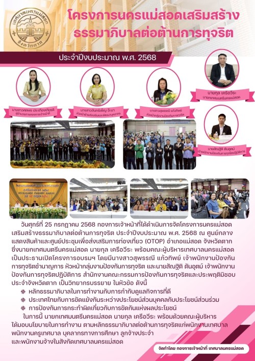 กิจกรรม/โครงการ/ผลงาน