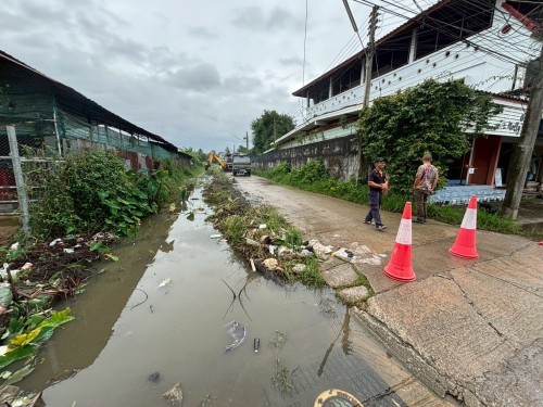 วันศุกร์ที่ 25 กรกฎาคม 2568 กองช่างสุขาภิบาลออกปฎิบัติงานภาคสนาม จำนวน 1 แห่ง