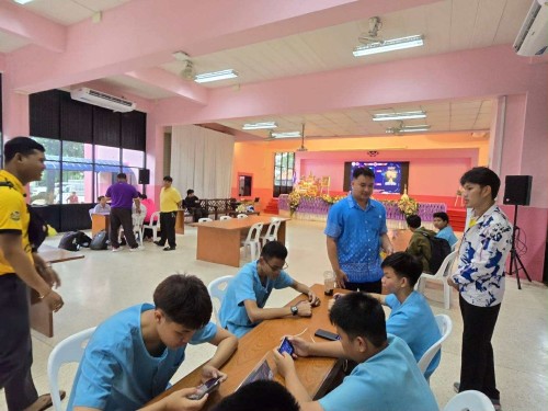 กองการศึกษา เทศบาลนครแม่สอด คัดเลือกตัวแทนนักเรียนเข้าร่วมแข่งขันกีฬาอีสปอร์ต ROV