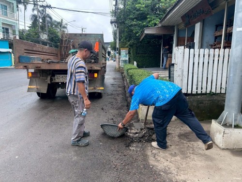 วันพุธที่ 6 สิงหาคม 2568 กองช่างสุขาภิบาลออกปฎิบัติงานภาคสนาม จำนวน 3 แห่ง