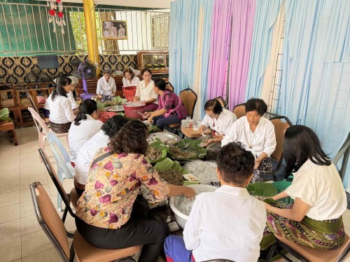 เทศบาลนครแม่สอดร่วมกับวัดสักทองวนารามจัดโครงการจัดงานประเพณีกวนข้าวทิพย์ ประจำปี 2568