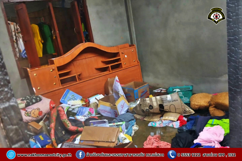 ดับเพลิงนครแม่สอด ออกระงับเหตุเพลิงไหม้บ้านประชาชน บริเวณหมู่บ้านสหกรณ์ ซอย 2