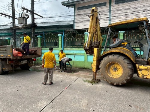 วันจันทร์ที่ 1 กันยายน 2568 กองช่างสุขาภิบาลออกปฎิบัติงานภาคสนาม จำนวน 3 แห่ง