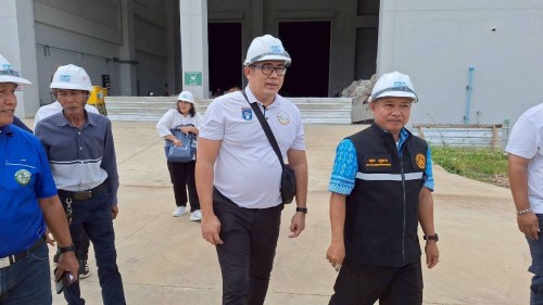  ร่วมให้การต้อนรับคณะศึกษาดูงานจากเทศบาลเมืองแม่ฮ่องสอน ณ สถานีกำจัดขยะมูลฝอย เทศบาลนครแม่สอด