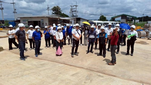  ร่วมให้การต้อนรับคณะศึกษาดูงานจากเทศบาลเมืองแม่ฮ่องสอน ณ สถานีกำจัดขยะมูลฝอย เทศบาลนครแม่สอด