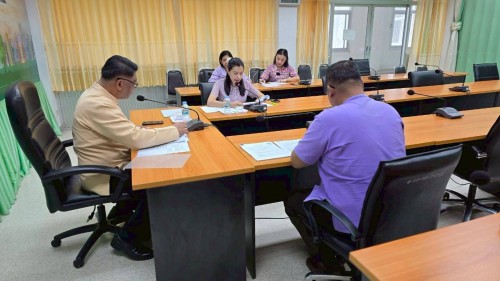 การประชุมพิจารณาคัดเลือกคณะกรรมการมาตรฐานจริยธรรม ประจำเทศบาลนครแม่สอด ครั้งที่ 2/2568