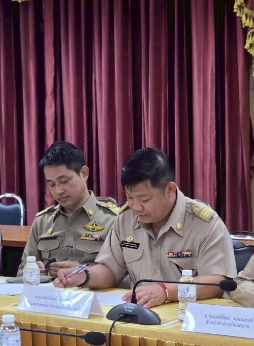 ประชุมคณะกรรมการกลั่นกรองการประเมินผลการปฏิบัติงานของพนักงานเทศบาล ลูกจ้างประจำ และพนักงานจ้าง สังกัด เทศบาลนครแม่สอด ครั้งที่ 2 ประจำปีงบประมาณ พ.ศ. 2568