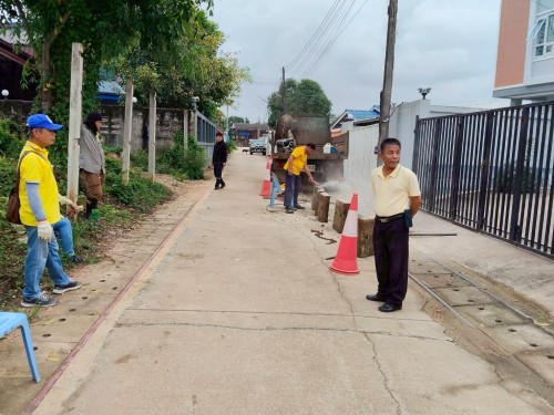 วันจันทร์ที่ 8 กันยายน 2568 กองช่างสุขาภิบาลออกปฎิบัติงานภาคสนาม จำนวน 1 แห่ง