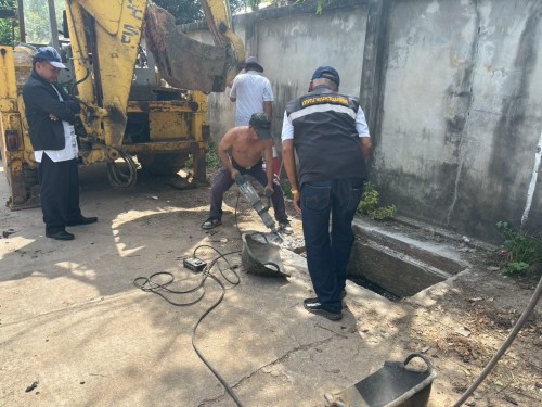 วันพฤหัสบดีที่ 9 กันยายน 2568 กองช่างสุขาภิบาลออกปฎิบัติงานภาคสนาม จำนวน 1 แห่ง