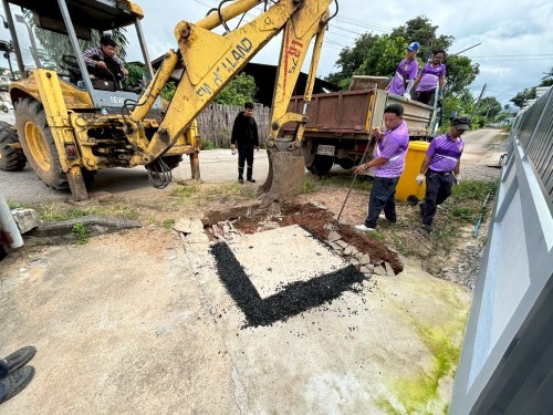 วันอังคารที่ 14 ตุลาคม 2568 กองช่างสุขาภิบาลออกปฎิบัติงานภาคสนาม จำนวน 6 แห่ง