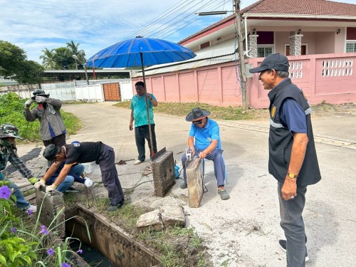 วันพุธที่ 15 ตุลาคม 2568 กองช่างสุขาภิบาลออกปฎิบัติงานภาคสนาม จำนวน 1 แห่ง