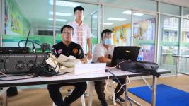 กองวิชาการและแผนงาน เข้าร่วมพิธีเปิดและมอบเงินช่วยเหลือผู้ประสบสภาวะยากลำบาก จากสถานการณ์โควิด-19 และมอบเฟสชิว หน้ากากอนามัย