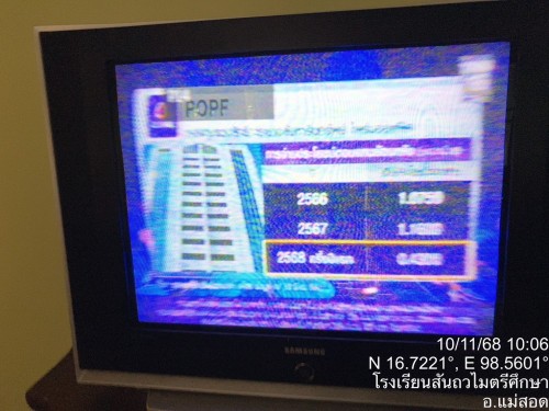 เจ้าหน้าที่กองยุทธศาสตร์และงบประมาณ ดำเนินการตามคำร้องขอซ่อมแซมเคเบิ้ลทีวี ชุมชนตาลเดี่ยว