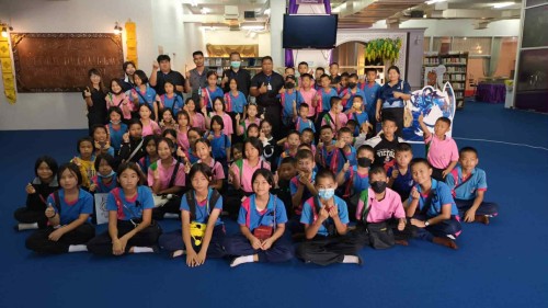 พิพิธภัณฑ์นครแม่สอดและห้องสมุดเฉลิมพระเกียรติฯต้อนรับคณะครูและนักเรียนโรงเรียนรวมไทยพัฒนา 3