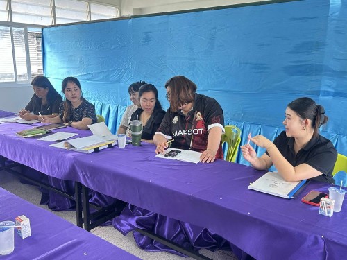 กองการศึกษานิเทศติดตามการดำเนินงานงบประมาณ แผนงานและโครงการ และงานพัสดุ โรงเรียนกีฬาเทศบาลนครแม่สอด