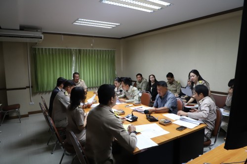 กองยุทธศาสตร์และงบประมาณ จัดประชุมจัดทำแผนพัฒนาท้องถิ่น (พ.ศ. ๒๕๖๖ - ๒๕๗๐) เพิ่มเติมครั้งที่ ๔/๒๕๖๘ และแผนการดำเนินงาน ประจำปีงบประมาณ พ.ศ.๒๕๖๙