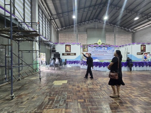 กองการศึกษา เทศบาลนครแม่สอด ร่วมประสานและติดตามการจัดงานการแข่งขันวิทยุการบินฯ มินิวอลเลย์บอล ชิงถ้วยพระรสชทานสมเด็จพระกนิษฐา ฯ ณ โรงเรียนเทศบาลวัดมณีไพรสณฑ์