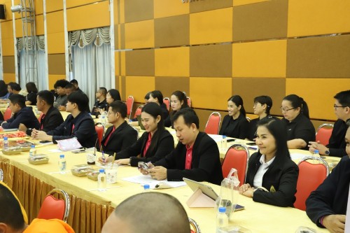 กองยุทธศาสตร์และงบประมาณ ให้การต้อนรับคณะมหาวิทยาลัยมหาจุฬาลงกรณราชวิทยาลัย วิทยาเขตนครสวรรค์