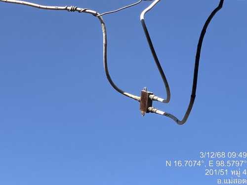 เจ้าหน้าที่กองยุทธศาสตร์และงบประมาณ ดำเนินการตามคำร้องขอซ่อมแซมเคเบิ้ลทีวี ชุมชนวัดหลวง