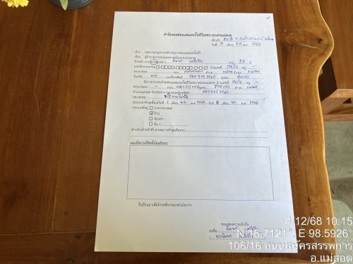 เจ้าหน้าที่กองยุทธศาสตร์และงบประมาณ ดำเนินการตามคำร้องขอซ่อมแซมเคเบิ้ลทีวี ชุมชนร่วมแรง