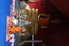 กิจกรรมบุญตักบตร และประพรมน้ำมนต์ ข้าวดอกไม้ เสริมสร้างสิริมงคลและขวัญกำลังใจให้แก่พุทธศาสนิกชนชาวอำเภอแม่สอด