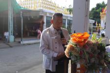 กิจกรรมบุญตักบตร และประพรมน้ำมนต์ ข้าวดอกไม้ เสริมสร้างสิริมงคลและขวัญกำลังใจให้แก่พุทธศาสนิกชนชาวอำเภอแม่สอด