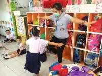 ตรวจสุขภาพเด็กปฐมวัยในศูนย์พัฒนาเด็กเล็กศูนย์พัฒนาเด็กเล็กวัดอรัญญเขต