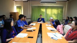 ผอ.กองวิชาการและแผนงานจัดประชุมประจำเดือนพฤศจิกายน กองวิชาการและแผนงาน เทศบาลนครแม่สอด ครั้งที่ 11/2563