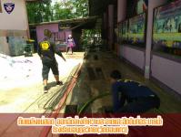 ดับเพลิงเเม่สอด ออกฉีดล้างทำความสะอาด โรงเรียนอนุกูลวิทยา(วัดดอนเเก้ว)