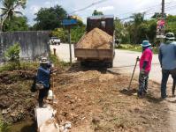 งานโยธา กองช่าง ได้ดำเนินการขยายปากทางฯ