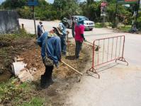 งานโยธา กองช่าง ได้ดำเนินการขยายปากทางฯ